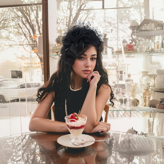 Fascinator Hats for Women Vintage Tea Party Weddings Kentucky Feather Fascinators