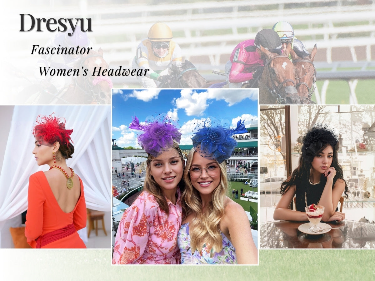 Fascinator Hat Flower headband for women prefect for the Kentucky Derby tea party hair Accessories