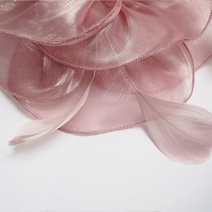 Dresyu Fascinators Feathers Tea Party Derby Hat Kentucky Hair Accessories for Women and Girls