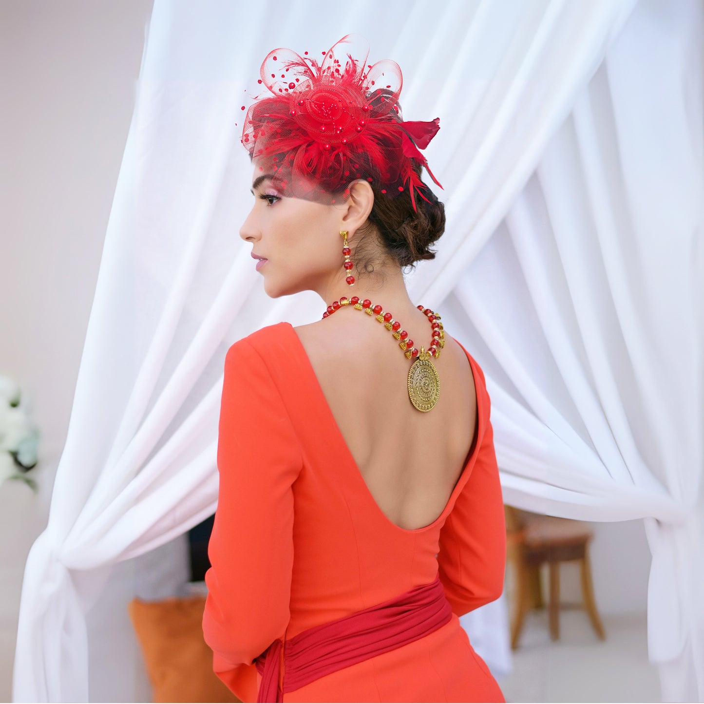 Fascinator Hats for Women Vintage Tea Party Weddings Kentucky Feather Fascinators