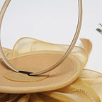 Dresyu Fascinators Feathers Tea Party Race Day Hat Vintage Hair Accessories for Women and Girls