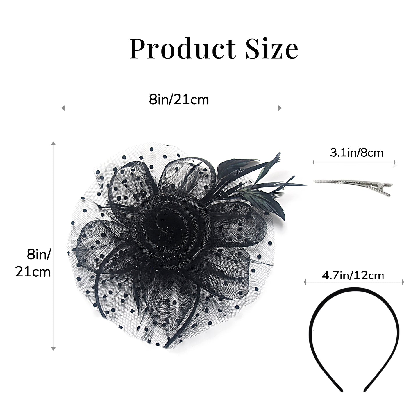 Fascinator Hats for Women Vintage Tea Party Weddings Kentucky Feather Fascinators