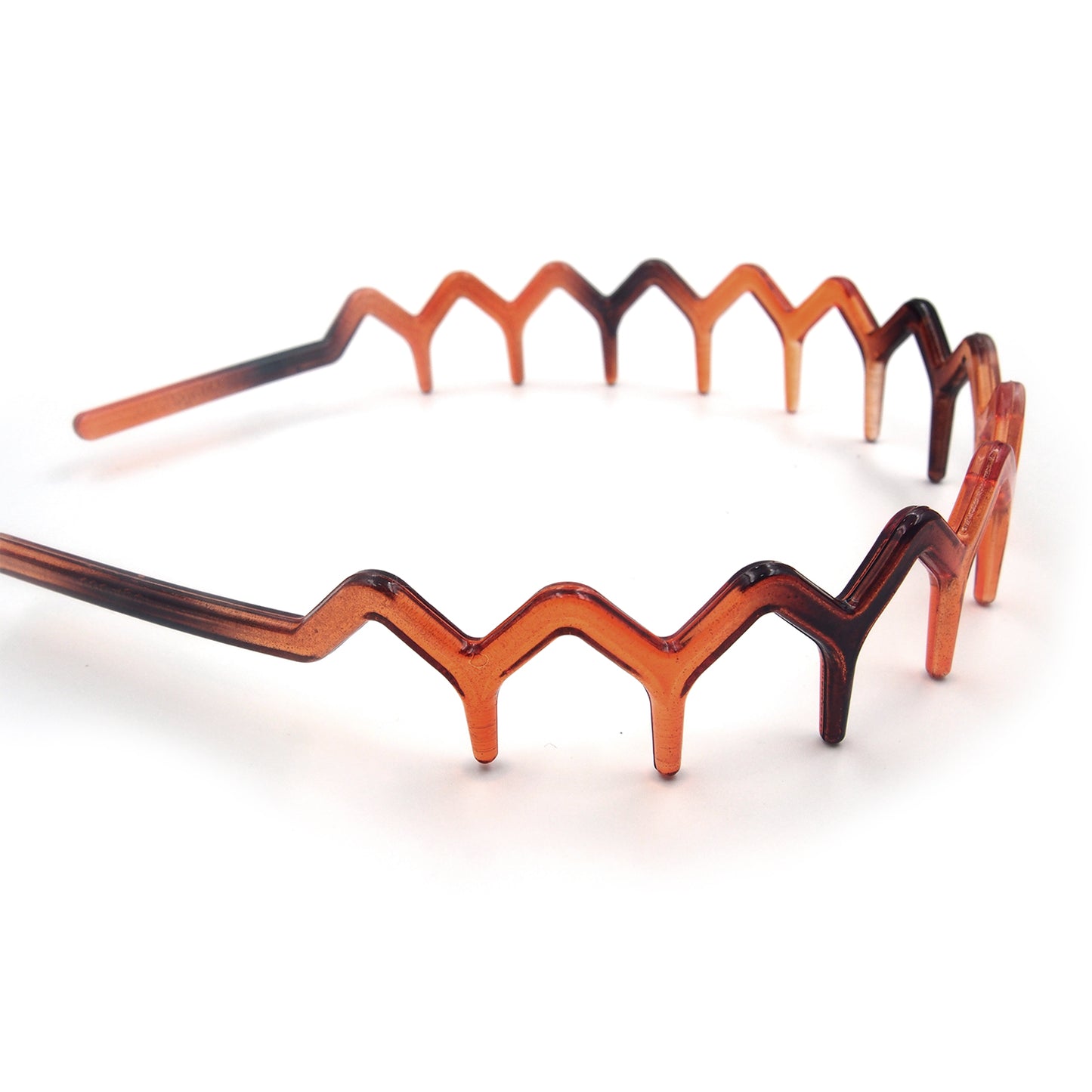 Zig Zag Headbands for Women Non-slip Plastic Hairbands Shark Teeth Hair Comb Wavy Headband Hair Hoop for Workout Washaing Face