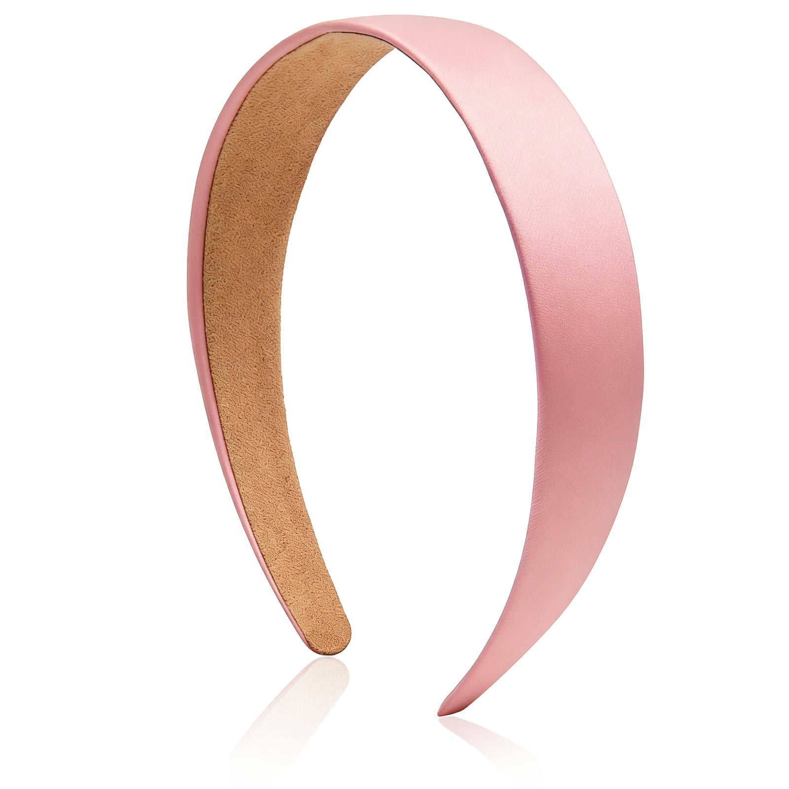 Satin Headband 1.1 Inch Wide Head Bands for Women and girls Non Slip Fashion Hairbands