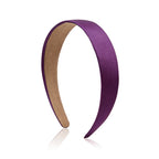 Satin Headband 1.1 Inch Wide Head Bands for Women and girls Non Slip Fashion Hairbands