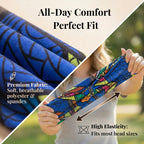 Wide Headbands for Women Boho Workout Knotted Head Bands African Non Slip Headwrap Hair Accessories 4 Pack