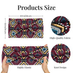 Boho Headbands 4-Pack | Wide Knotted Sport Headwraps | Non-Slip Performance Yoga Hairbands | Dresyu