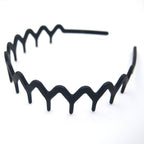 Dresyu Classic Zig Zag Wavy Headbands with Teeth Comb
