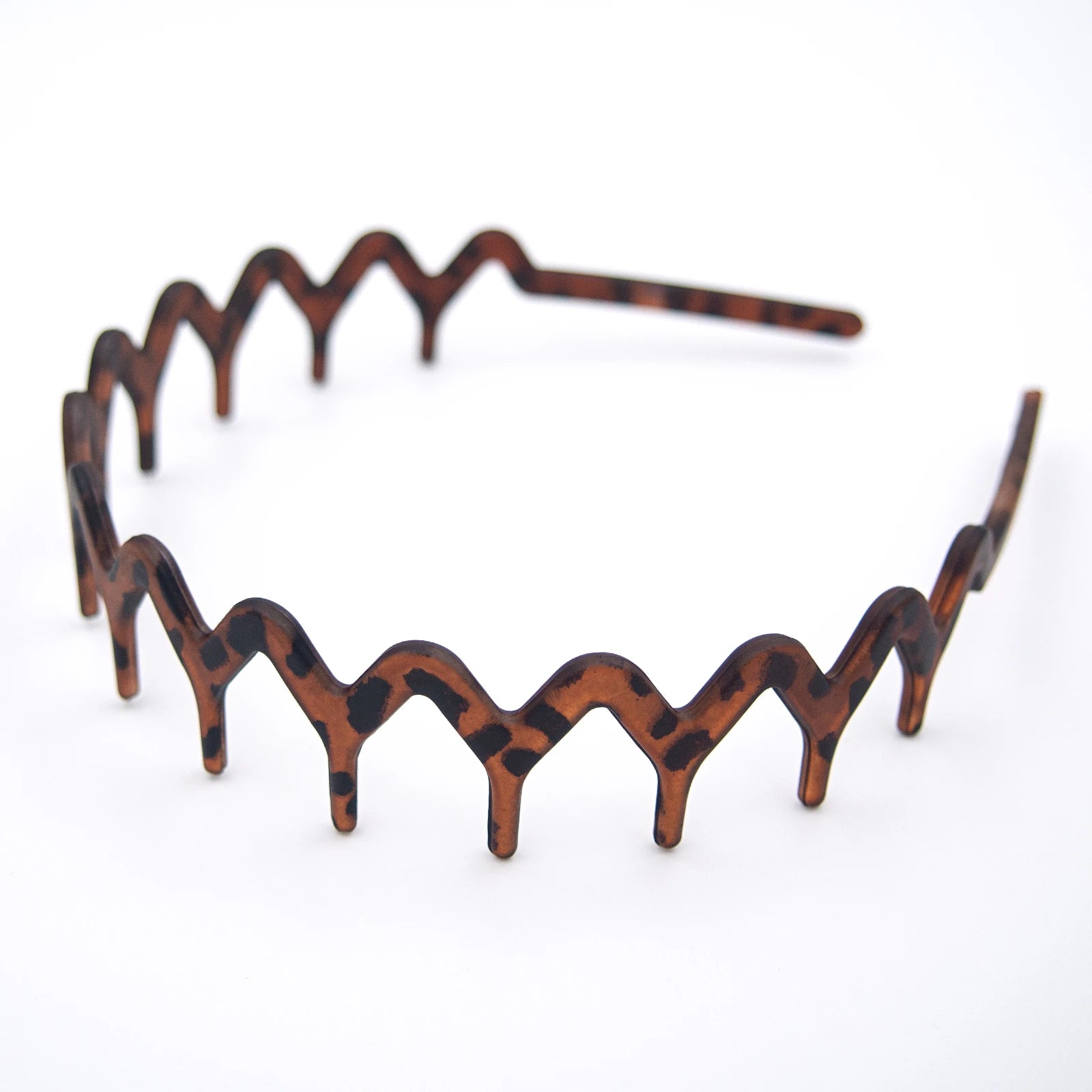 Dresyu Classic Zig Zag Wavy Headbands with Teeth Comb