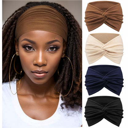 Wide Headbands for Women Turban Headband Twisted Knot Head Bands for Women's Hair Band Accessories