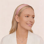 Satin Headband 1.1 Inch Wide Head Bands for Women and girls Non Slip Fashion Hairbands