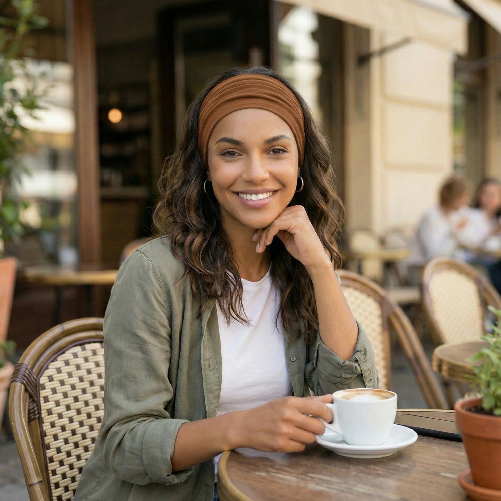 Solid Soft-Stretch Turban Headbands for Women | 4-Pack