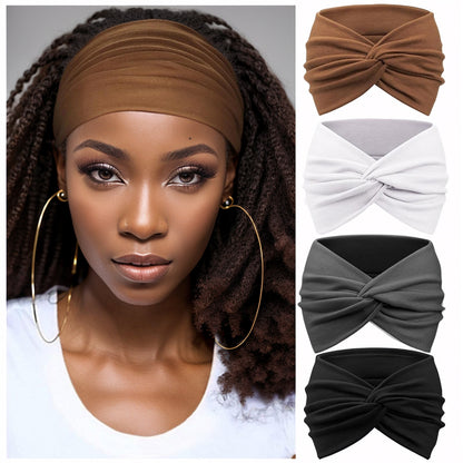 Wide Headbands for Women Turban Headband Twisted Knot Head Bands for Women's Hair Band Accessories