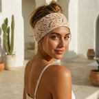 Vintage Paisley Bandana Headbands for Women | 4-Pack Soft-Stretch Wraps